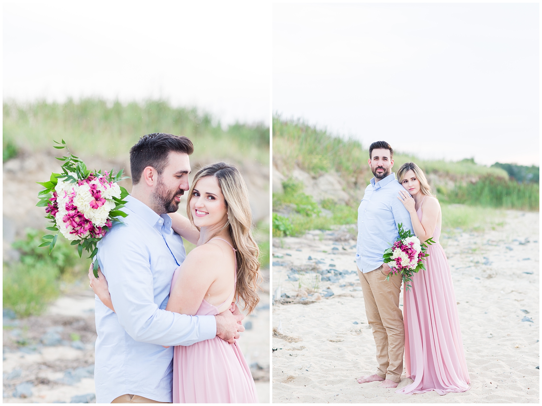 Adam + Marilia | Cape Cod Beach Engagement