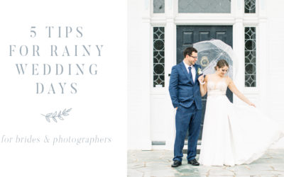 5 Tips for Rainy Wedding Days