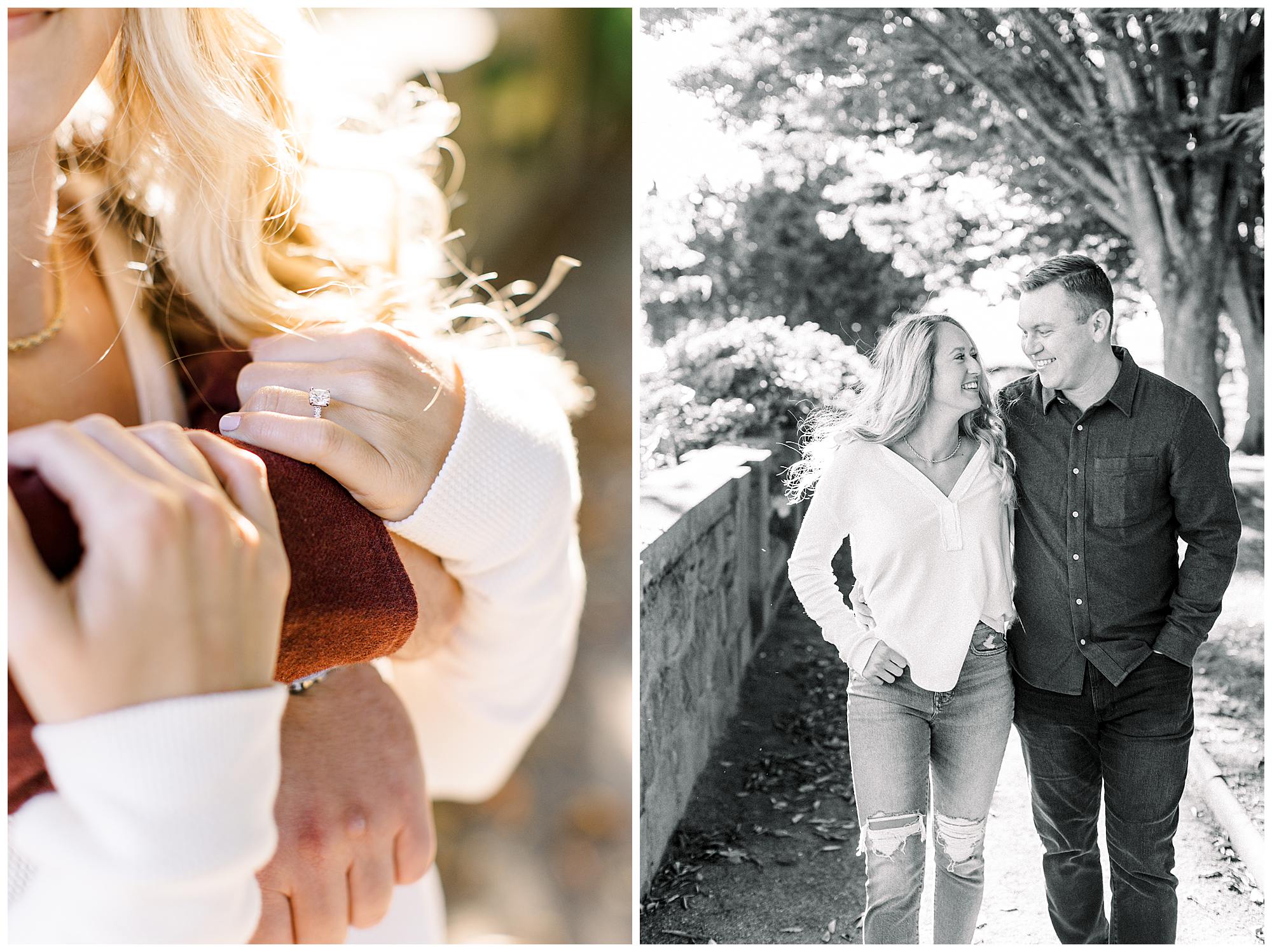 A Dreamy October Engagement at Harkness Park