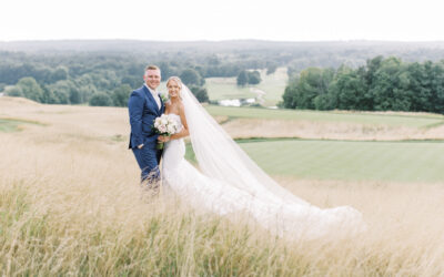 A Massachusetts Wedding at The Starting Gate with Spectacular Views & Blush Blooms