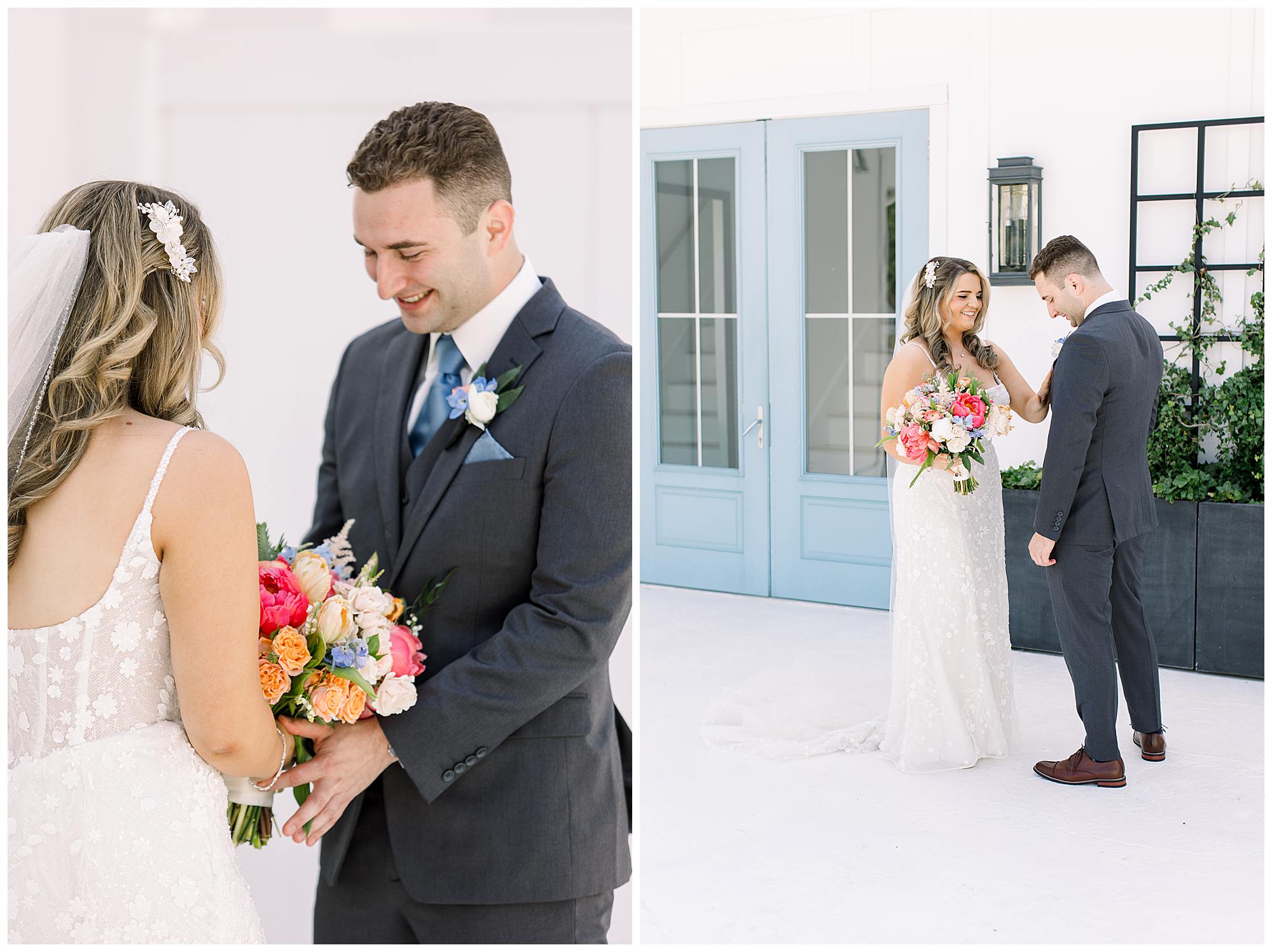 A Belle Mer Wedding Inspired by Newport Summers, Coastal Blues & Italian Heritage