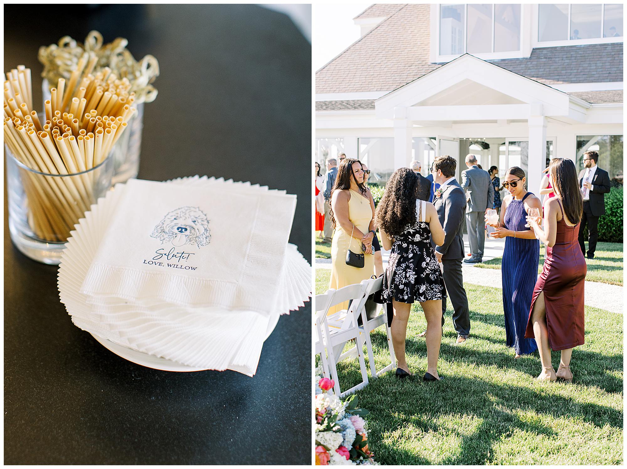 A Belle Mer Wedding Inspired by Newport Summers, Coastal Blues & Italian Heritage