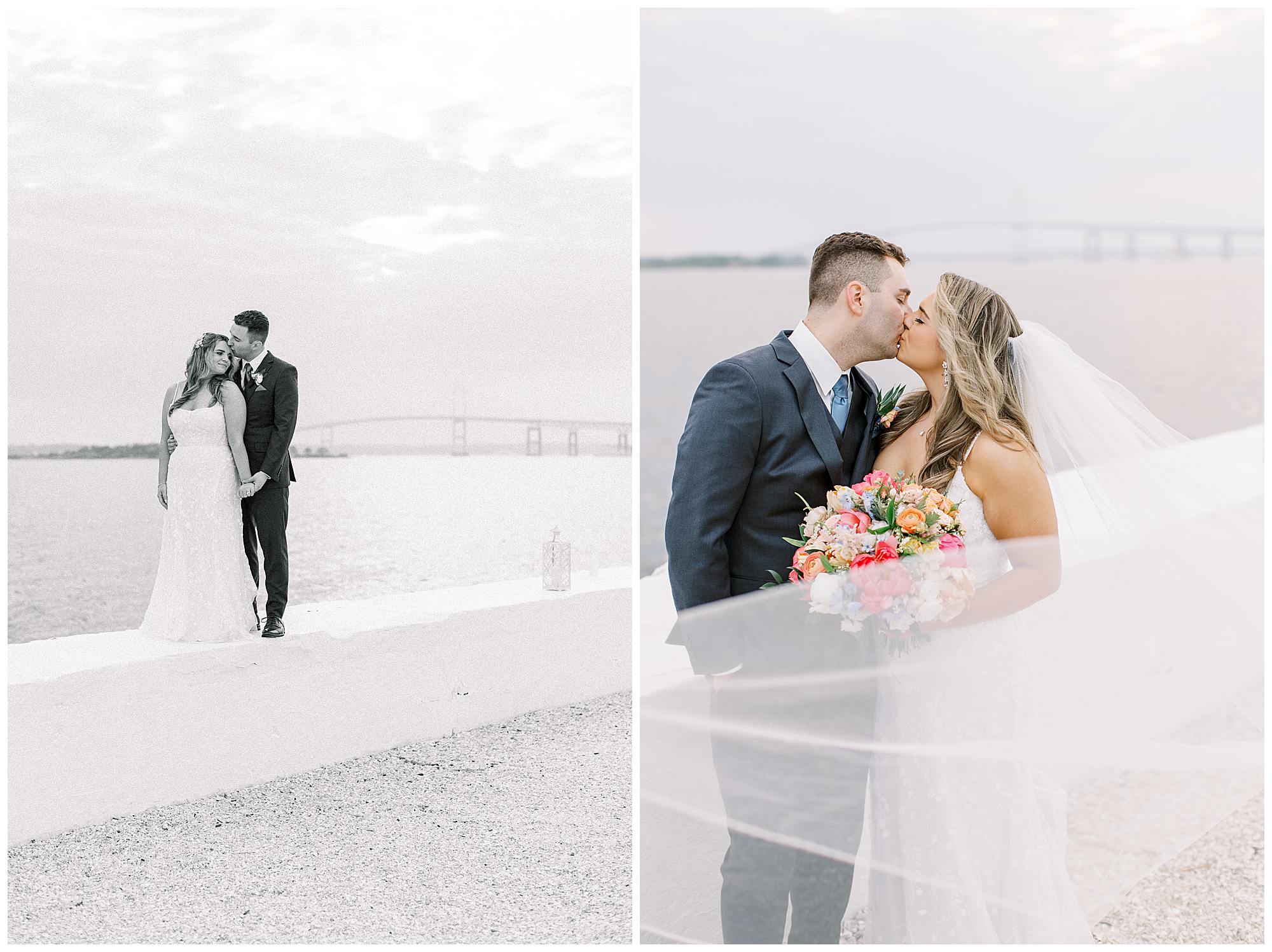 A Belle Mer Wedding Inspired by Newport Summers, Coastal Blues & Italian Heritage