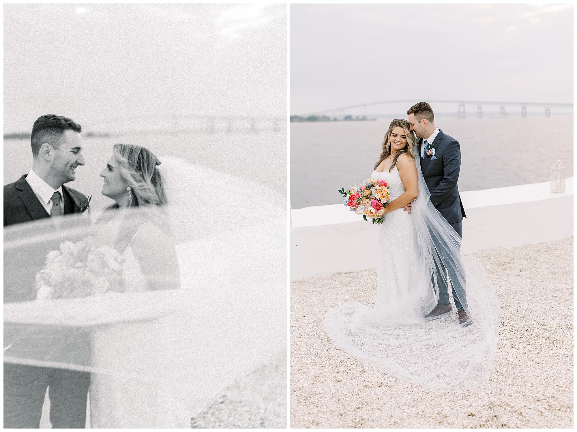 A Belle Mer Wedding Inspired by Newport Summers, Coastal Blues & Italian Heritage