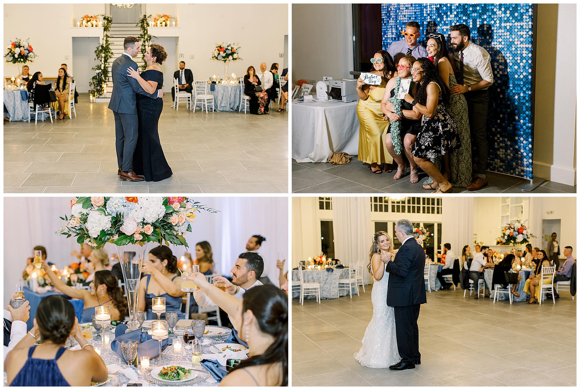 A Belle Mer Wedding Inspired by Newport Summers, Coastal Blues & Italian Heritage