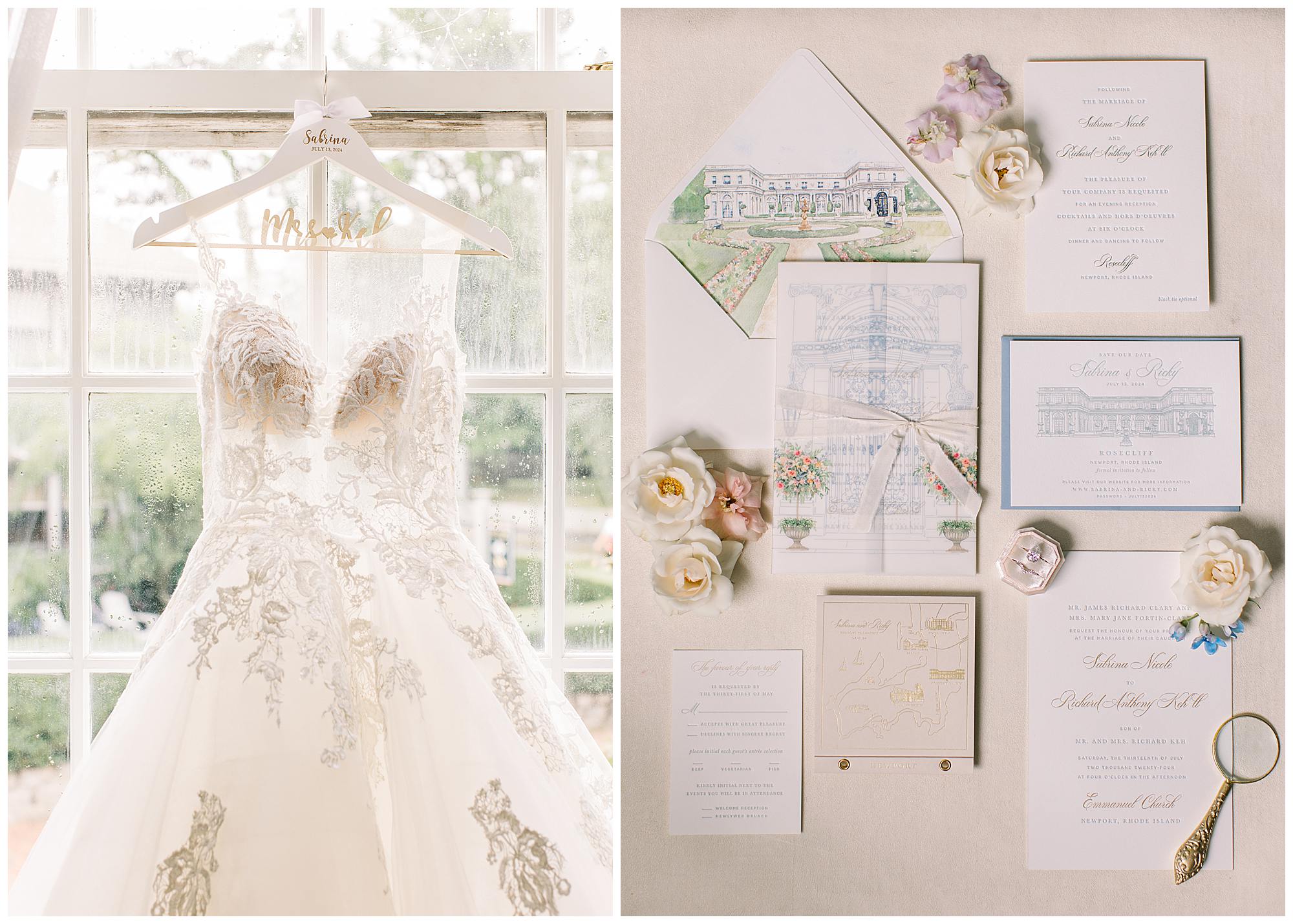 A Fairytale Wedding at the Iconic Rosecliff Manion