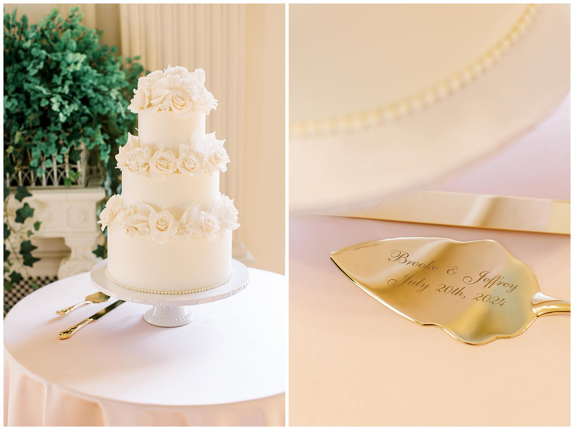 A Romantic Garden Inspired Coastal Wedding at the Rosecliff