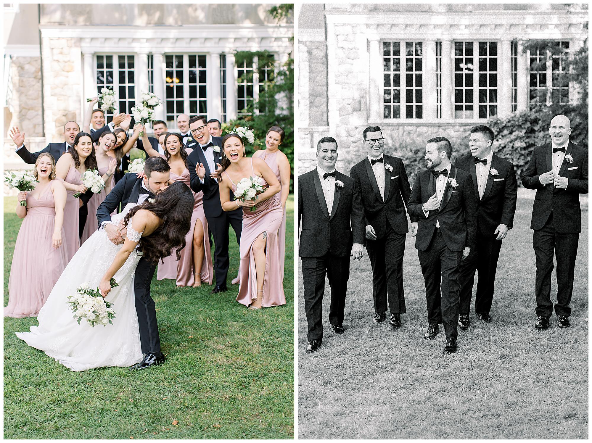 A Garden Wedding with Ocean Views at the Blithewold Mansion