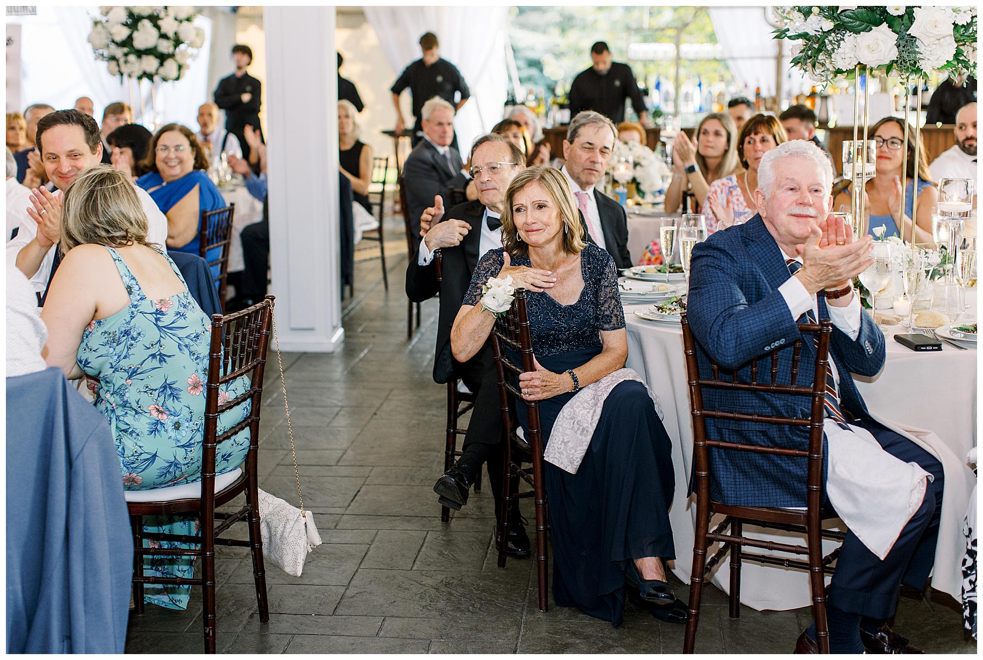 A Garden Wedding with Ocean Views at the Blithewold Mansion